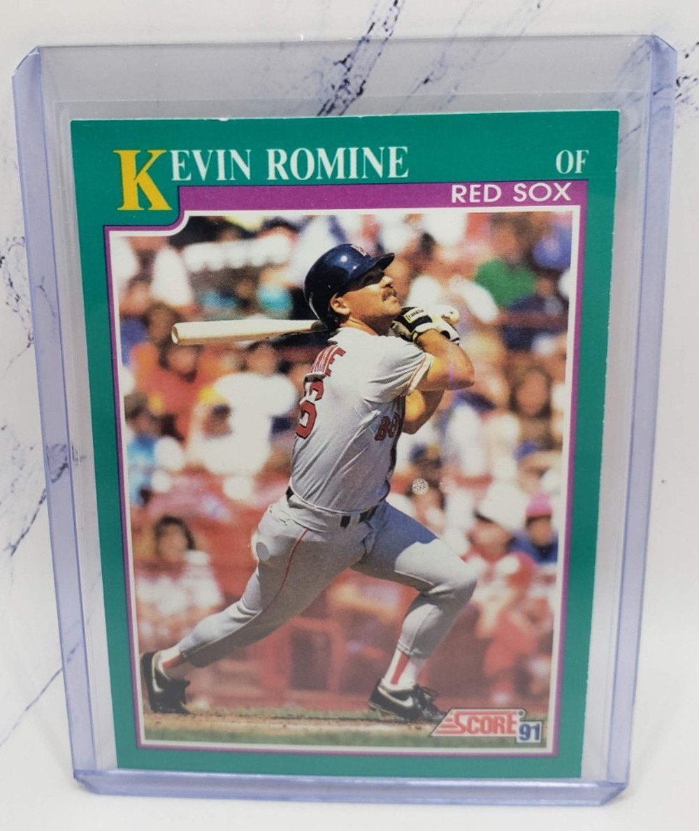1991 Score Kevin Romine Boston Red Sox Baseball Card